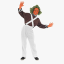 fun shack Kids Chocolate Factory Worker Costume, Boys Halloween Movie Character Chocolate Factory Outfit Medium