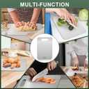 Stron-Dura Cutting Board, Stainless Steel Cutting Board, Foodgrade Cutting Boards for Kitchen, Titanium Cutting Board for Meat,Fruit, Vegetables, Double Side Use, Odor free, L, 15" *11", Large