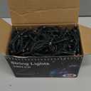 Home Lighting 66ft Christmas Decorative Mini Lights, 200 LED Green Wire Fairy Starry String Lights Plug in, 8 Lighting Modes, for Indoor Outdoor Xmas Tree Wedding Party Decoration (Warm White)