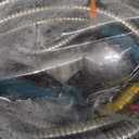 50FT Garden Hose, 304 Stainless Steel Water Hose, Flexible with a 10-Mode Nozzle Sprayer, No Kink, Lightweight, Puncture Proof, Ideal for Yard, Lawn, Outdoor, 5/8" Outside Diameter