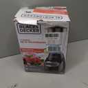 BLACK+DECKER Countertop Blender with 6-Cup Glass Jar, 10-Speed Settings, Black, BL2010BG