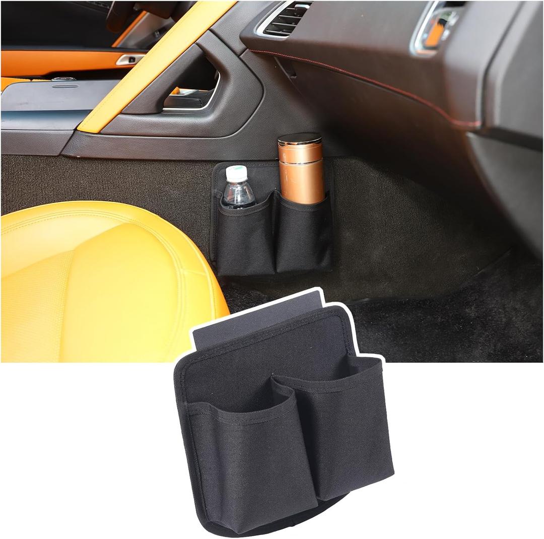 Car Cup Holder Water Bottle Dual Cup Holders Compatible with Chevy Corvette C7 2014-2019 Accessories, Car Cup Holders Bag, Travel Cup Holder Drink Holder