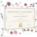 Aneco Graduation Diploma Frame 16x20 Inches Self Adhesive Acrylic Certificate Frame with Dried Pressed Flowers No Drill Clear Wall Photo Frames for Degree Poster Poster Artworks DIY Craft