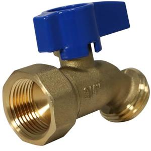 XFITTING 3/4 inch FPT x 3/4 inch GHT 1/4 inch Turn Hose Bibbs,5-2-2=5XX, 4 Pieces
