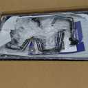 Pull Out Pots and Pans Organizer Under Cabinet, Expandable Sliding Lid Holder and Pan Rack for Kitchen, Slide Out Inside Cabinet for Pot Lid, Bakeware, Dishes, 10 Adjustable Dividers, 2 Pack Black