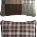 Eddie Bauer - Full/Queen Quilt Set, Premium Cotton Reversible Bedding with Matching Shams, Patchwork Luxurious Bedding Set (Classic Patchwork Green, Full/Queen)