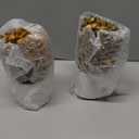 2 Pack Gold Artificial Eucalyptus Plant in Marble Pot, Faux Potted Greenery for Home Decor, Wedding Centerpiece, Christmas Table Decoration, Office Desk & Housewarming Gift