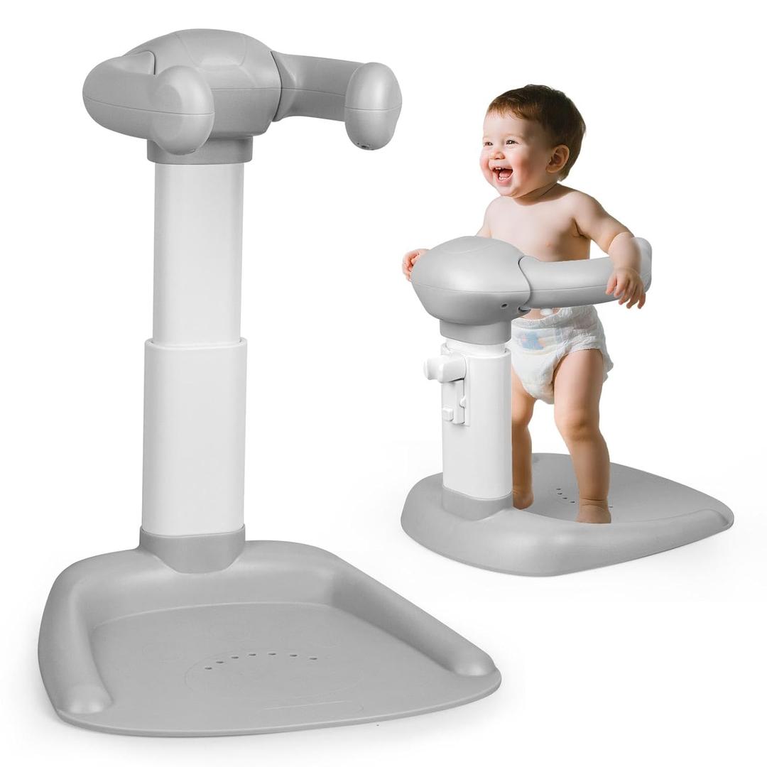 Baby Shower Stand, Baby Shower Standing Support, Adjustable Baby Bath Support with Anti-Slip/Dumping Base, Baby Bath Stand for Themselves,Soporte para Baera de Beb,Ideal Gift for Infants 6-36 Months