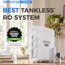 Waterdrop G3P800 Tankless Reverse Osmosis Water Filter System, 800 GPD | NSF/ANSI 42 & 53 & 58 & 372 Certified, 10-Stage RO Water Filtration System Under-Sink, 3:1 Pure to Drain, Smart LED Faucet