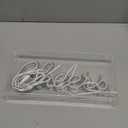 Cheers Neon Sign for Home Bar USB Powered, LED Neon Light Sign for Wall Background Decor, Cheers Light Up Sign Neon for Bar Birthday Party Wedding 11.8 * 5.9in(Warm White)