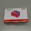 IDAODAN Electric Balloon Pump, Portable Electric Balloon Blower Machine Balloon Air Pump Dual Nozzle Rose Red 110V 600W Balloon Inflator for Party Decorations