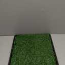 Dog Grass Pet Loo Indoor/Outdoor Portable Potty, Dog Litter Box, Artificial Grass Patch Bathroom Mat and Washable Pee Pad for Puppy Training, Full System with Trays (Pet Training Tray, 20"x16")