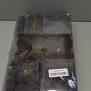 100 Pcs Christmas Velvet Balls Set, Christmas Balls Decorations, Flocked Hanging Ornaments for Xmas Tree Wedding Anniversary Party (Brown)