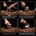 Whiskey Cocktail Kit with Torch-4 Flavors Wood Chips, Whiskey Cocktail, Stainless Steel Cutter- Bourbon Cocktail KIt, Bourbon Birthday Gift for Dad,Husband, Men (NO BUTANE)