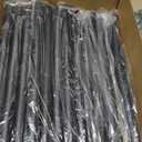 4 Pack String Light Poles for Outside, Thickened Metal Christmas Lights Hanger Pole Outdoor with Fork, Lighting Hanging Post Accessories for Patio Decor Garden Backyard Yard Outside Decorations