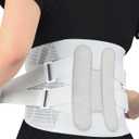 Back Brace for Lower Back Pain Relief Adjustable Knitted Back Support Brace for Women and Men Lumbar Support Belt for Sciatica, Herniated Disc,Scoliosis,Breathable Mesh Design Lower Back Brace 2XL