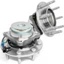 Pair 515059 Front Wheel Bearing Hub Assembly Compatible with Chevrolet Express 2500 2003-2017, Express 3500 2003-2017, for GMC Savana 2500 2003-2017, Savana 3500 2003-2017, 8 Lug w/ABS (OE Size)