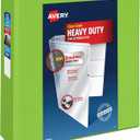 Avery Heavy-Duty View 3 Ring Binder, 4 Inch One Touch EZD Rings, 4.5 Inch Spine, 1 Chartreuse Binder (79812)