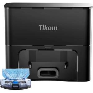 Tikom Self-Empty Base Only for 6000Pa L8000 Pro Robot Vacuum, 3L Bag Holds up to 90 Days of Dust (SD40)