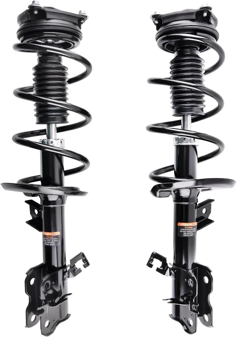 maXpeedingrods 272897 272898 Front Strut for Nissan Rogue AWD 2012-2013 Rogue Select AWD 2014-2015, Complete Shock Absorber Strut with Coil Spring Assembly 2Pc