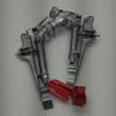 1.5" Agriculture Farm Irrigation Sprinkler Lawn Sprinkler Irrigation Spray Gun Large-Area Watering Spray 360 Rotary Farm Lawn Garden Irrigation, Pack of 2