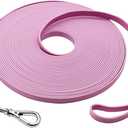 Long Dog Leash Waterproof Recall Training Lead Outdoor Long Line Great for Training, Beach, Play, Camping, or Backyard (10ft, lavender)