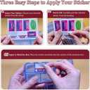 Pill Organizer with Medicine Labels, Travel Daily Pill Container, Mini Medication Organizer, 7-Day Pill Case, Set of 3 (Blue+Pink+Purple) (Standard)