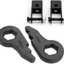 Dynofit 1-3" Torsion Bar Keys with Shock Extenders Brackets Compatibility with 1999-2007 Chevy Silverado 1500 4WD, GMC Sierra 1500 4X4, Adjustable Suspension Leveling Lift Kits for Tahoe 1500