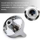 W10594481 Gas Range Stove Knobs Replacement (5 Pack) for Whirlpool Stove/Oven WCG97US0DS00 WCG97US6DS00, Cooktop Control Knobs Replaces WPW10594481 3281332 PS11756644