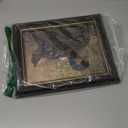 Framed Swan Canvas Wall Art Vintage Grace Black Swan Painting Picture Wall Decor Dark Academy Gothic Animal Poster Print Artwork for Living Room Bathroom Bedroom Study Home Decoration (11"L x 9"W)