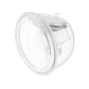 Momcozy Original S9 Pro/S12 Pro Replacement Accessories, Only Compatible with Momcozy S9 Pro/S12 Pro Breast Pump NOT for S9/S12 (Double-Sealed Full Set Collector Cup with 24mm Flange,180ml, 1 Pack) (DL Overall, Transparent)