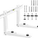 Wall Mounting Bracket for Outdoor Condenser 7000-18000 BTU Universal Mini Split Heat Pump Systems Support Brackets Support up to 330 lbs