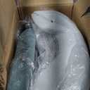 Office Chair, High Back Ergonomic Desk Chair, Breathable Mesh Desk Chair with Adjustable Lumbar Support and Headrest, Swivel Task Chair with flip-up Armrests, Executive Chair for Home Office (Light Blue)