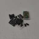 Moxweyeni 0.5 x 0.8 Inch Stainless Steel Standoffs Matte Black Standoffs Pack Standoff Screws Kit Wall Sign Standoffs for Advertising Board Hanging Acrylic Picture Frame (48 Pieces)