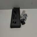 Adjustable Mobile CPU Stand, Ventilated Computer Tower Stand with 4 Caster Wheels Fits Most PC Tower, Under Desk CPU Holder PC Floor Cart Computer Riser for Students and Gamers (Black)