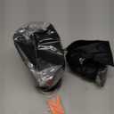 Sunany Travel Pillow, Inflatable Neck Pillow Used for Airplanes/Cars/Buses/Trains/Office Napping with Eye Mask/Earplugs (Balck) (Medium, Black)