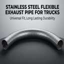 SENSU Universal Exhaust Flex Pipe (Length 18", ID 2"(51mm))