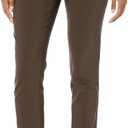 Briggs New York Womens Super Stretch Millennium Welt Pocket Pull on Career Pant (Average & Short & Tall Length) (8, Cocoa)