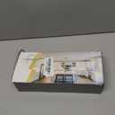 Amerdeco 10 Pack Brushed Satin Nickel Cabinet Pulls, 6.3 Inch(160mm) Hole Centers, Modern Arch Cabinet Handles for Kitchen Cabinets and Bathroom Drawers, ZH0016