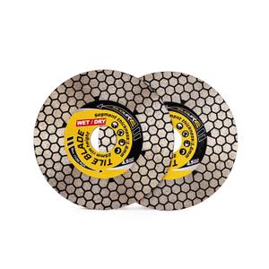 2Pcs/Lot Tile Blade 4.5 Porcelain Tile Saw Blade Cutting and Grinding for Granite Marble Porcelain Tiles