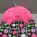 Happy Nappers Pillow & Sleepy Sack- Comfy, Cozy, Compact, Super Soft, Warm, All Season, Sleeping Bag with Pillow- Narwhal (Medium- 54 x 20)