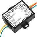 Trailer Light Converter,2 To 3 Wire Convert,Trailer Connectors,2-To-3 Wire Splice Trailer Converter Electrical System Wire Harness Adapter Us Type