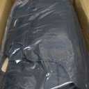 3 Pieces LB Rear Car Seat Covers, Waterproof Nappa Leather Rear Car Seat Protectors, Universal Auto Interior Fit for Sedans SUV Pick-up Truck, Black