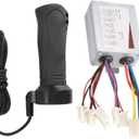 Maxmartt 500W Motor Brushed Speed Controller & Throttle Grip for Electric Bicycle Scooter Tricycle 24V