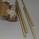 Wrap Around Curtain Rods,White Curtain Rods 48 to 84 Inch,5/8 Inch Adjustable Blackout Curtain Rod Set with Bracket,Room Darkening Single Window Rod,Metal Hidden Curved Drapery Rods 48-84",(48-90" ( 1pack ))