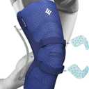 NEENCA Knee Brace for Knee Pain, Compression Knee Support with Patella Tendon Strap & Gel Pads, Side Stabilizers. Knee Sleeve for Meniscus Tear, ACL, PCL, Arthritis, Joint Pain Relief, Runner, Workout (Medium, Upgraded Version - Navy Blue)