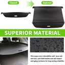 Cargo Cover for Volvo XC60 2010 2011 2012 2013 2014 2015 2016 2017 Rear Trunk Cover Fit Trunk Security Cover Shielding Shade Car Accessory Black