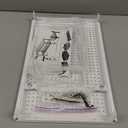 Jojocross Expandable Adjustable Stackable Kitchen Organizer, Spice Rack,Metal Pantry Storage Shelves Racks,Counter Shelf for Cabinets, Countertop, Cupboard(2 Packs/Large/White)