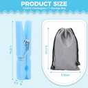 100PCS Baby Shower Clothespins Games Boy Plastic Clothes Pin with Storage Bag Mini Blue Pin Bulk 1.4 inch for Party Decorations, DIY Crafts (Blue)