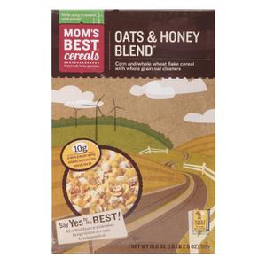 Mom's Best Naturals Oats And Honey Blend 4 18 Ounce , Pack of 14, 18 Ounce, Best By: AUG/19/26